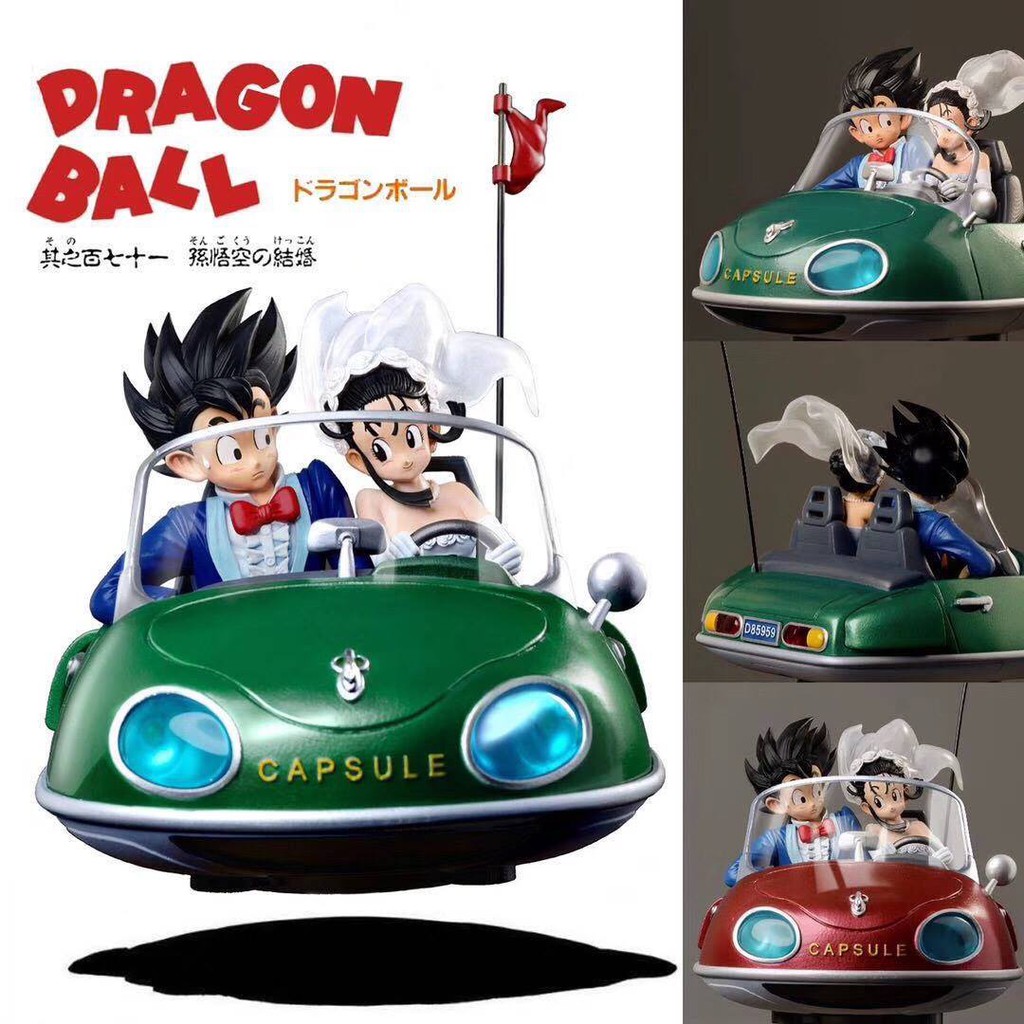 Mô hình Dragonball Resin chính hãng - Chichi Lái xe Cưới GD Studio