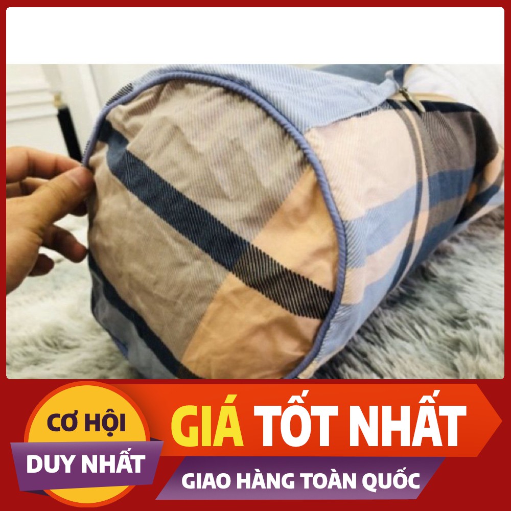 vỏ gối ôm người lớn vải cotton Hàn Quốc - kích thước 35cmx100cm