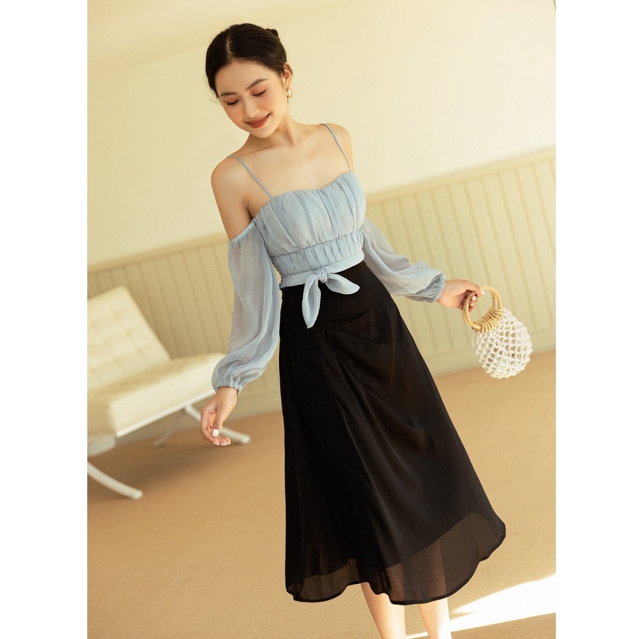 OLV - Áo Off Shoulder Top in Sky