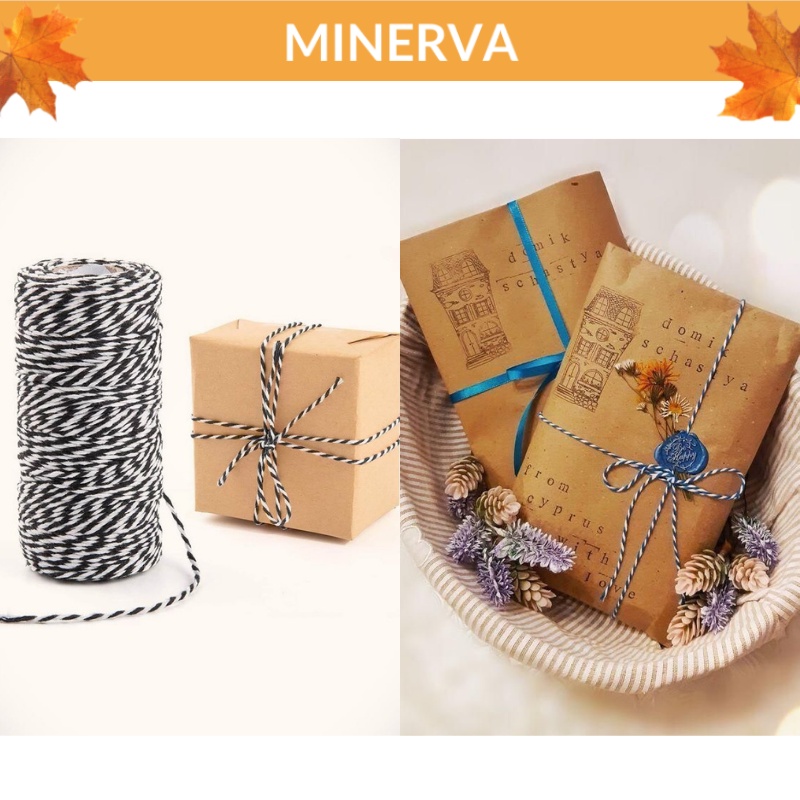 5 mét Dây cotton nhiều màu sắc chuyên dụng làm đồ thủ công - dây buộc hộp quà tặng