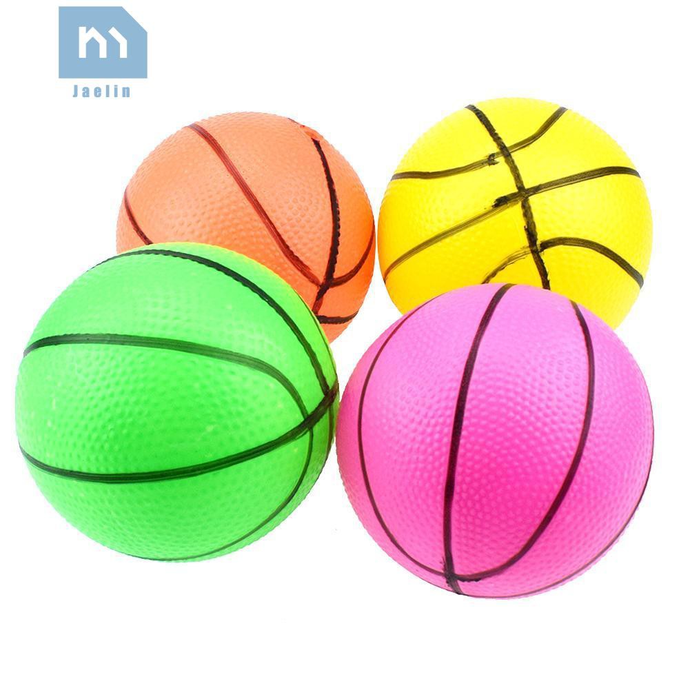 Đồ chơi bóng rổ bơm hơi kích thước 10cm cho bé