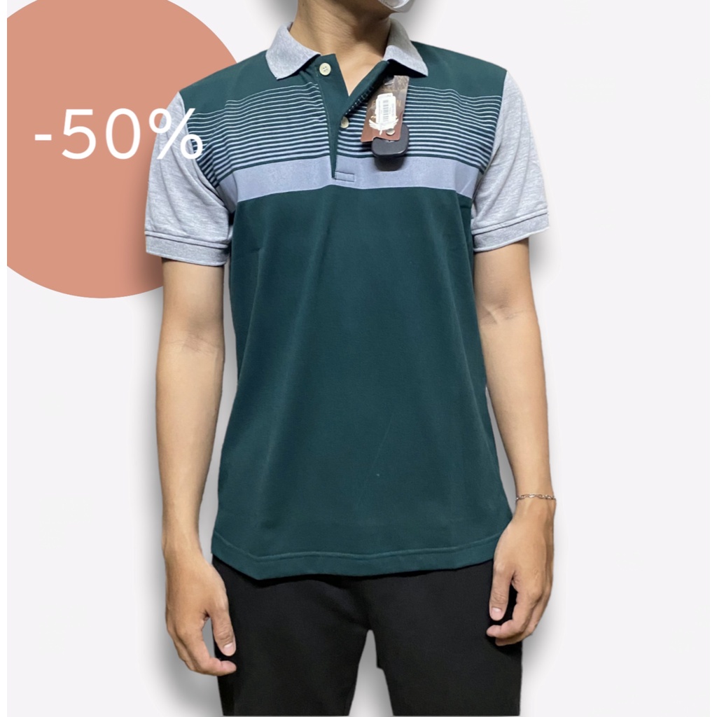 SIÊU THANH LÝ áo thun nam KING caravat outlet tay ngắn chất vải cotton mềm mịn co giãn thấm hút tốt đồng giá siêu rẻ