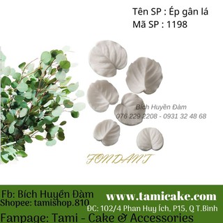 Bộ 6 khuôn ép silicon gân lá PVN1198