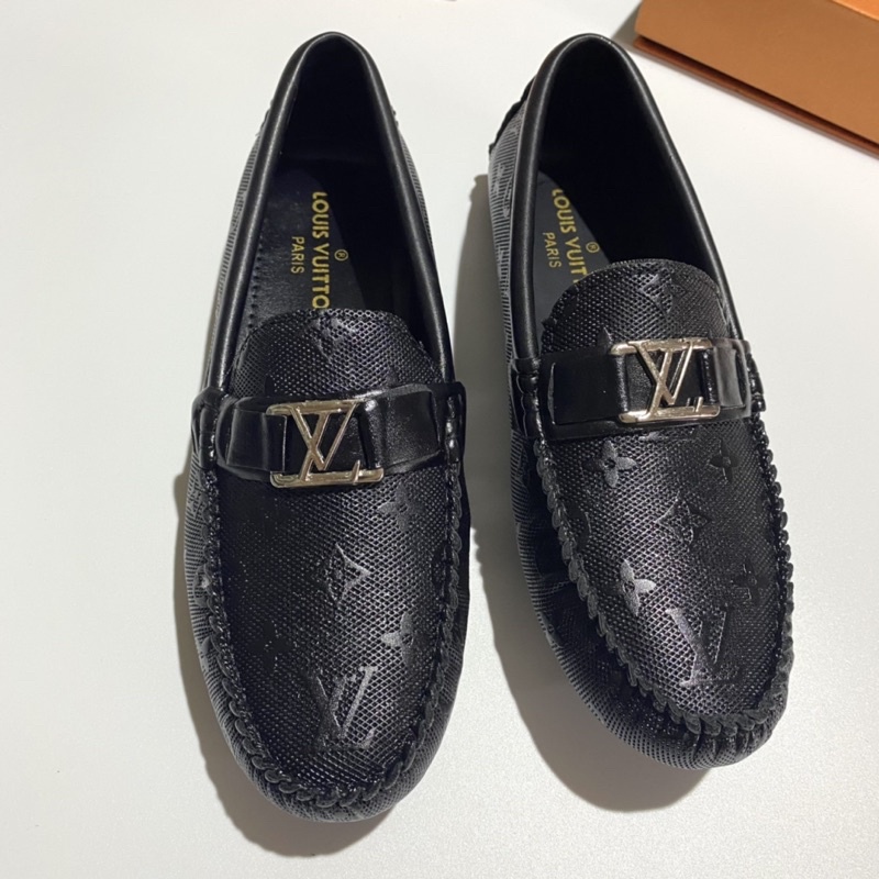 Giày lười nam da cao cấp, giày da nam đế âm fullbox.