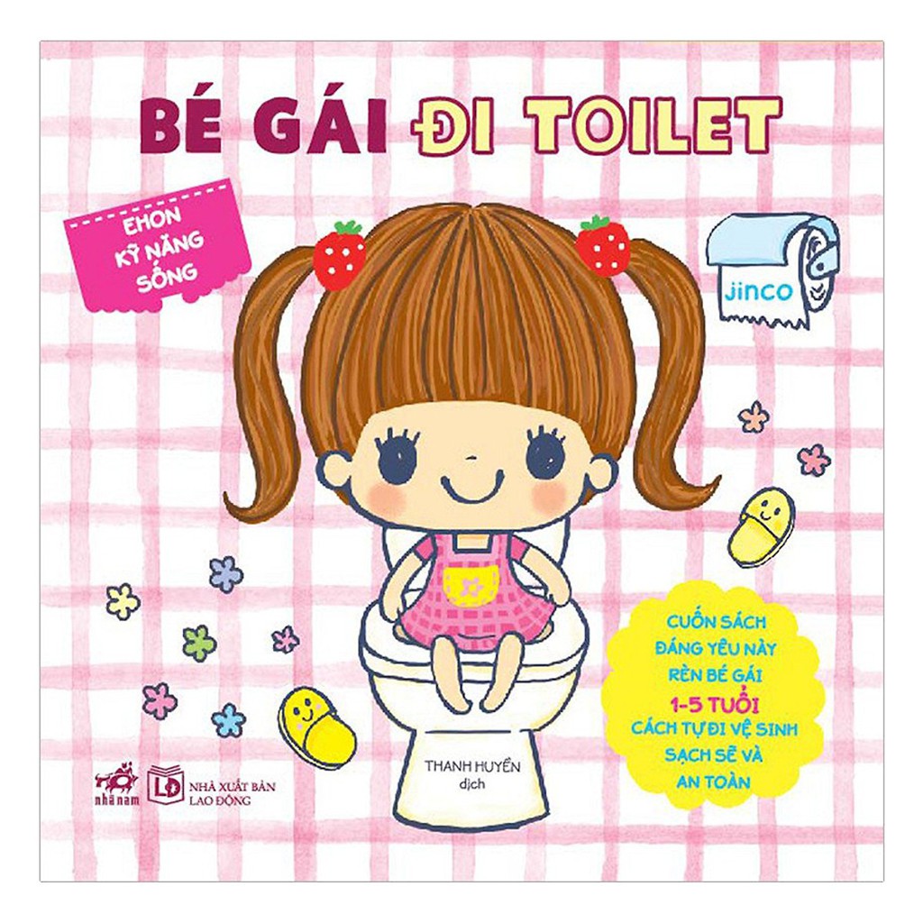 Sách Ehon Nhật Bản Bé Gái Đi Toilet