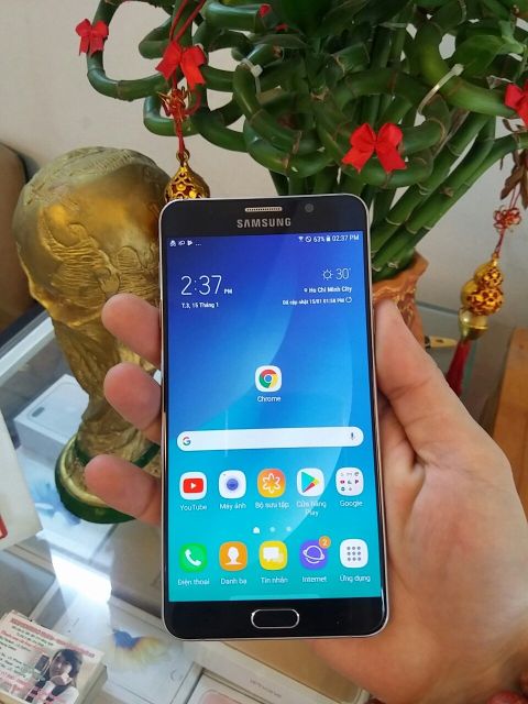 Điện Thoại Samsung Note 5 Màu Sapphire, Qte - Bh 6T