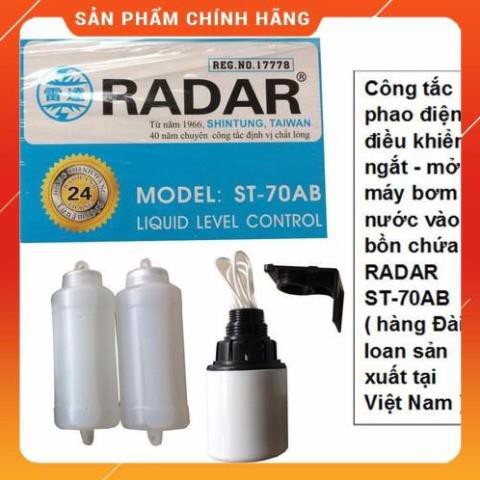 Phao nước bơm tự động chống tràn , phao điện  Radar