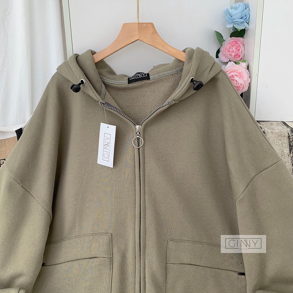ÁO KHOÁC THUN XUẤT CHỐNG NẮNG TÚI ZIP |Thời Trang | Phong Cách | GinHouse Shop