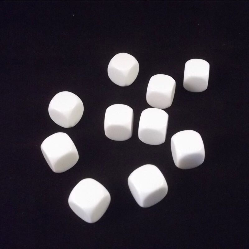 BỘ 10 XÍ NGẦU TRƠN - CUSTOM DICE - 16MM