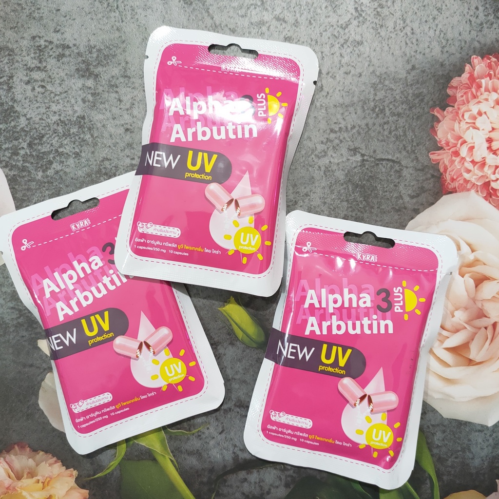 Viên Bột Kích Trắng Chống Nắng ALPHA ARBUTIN 3 Plus