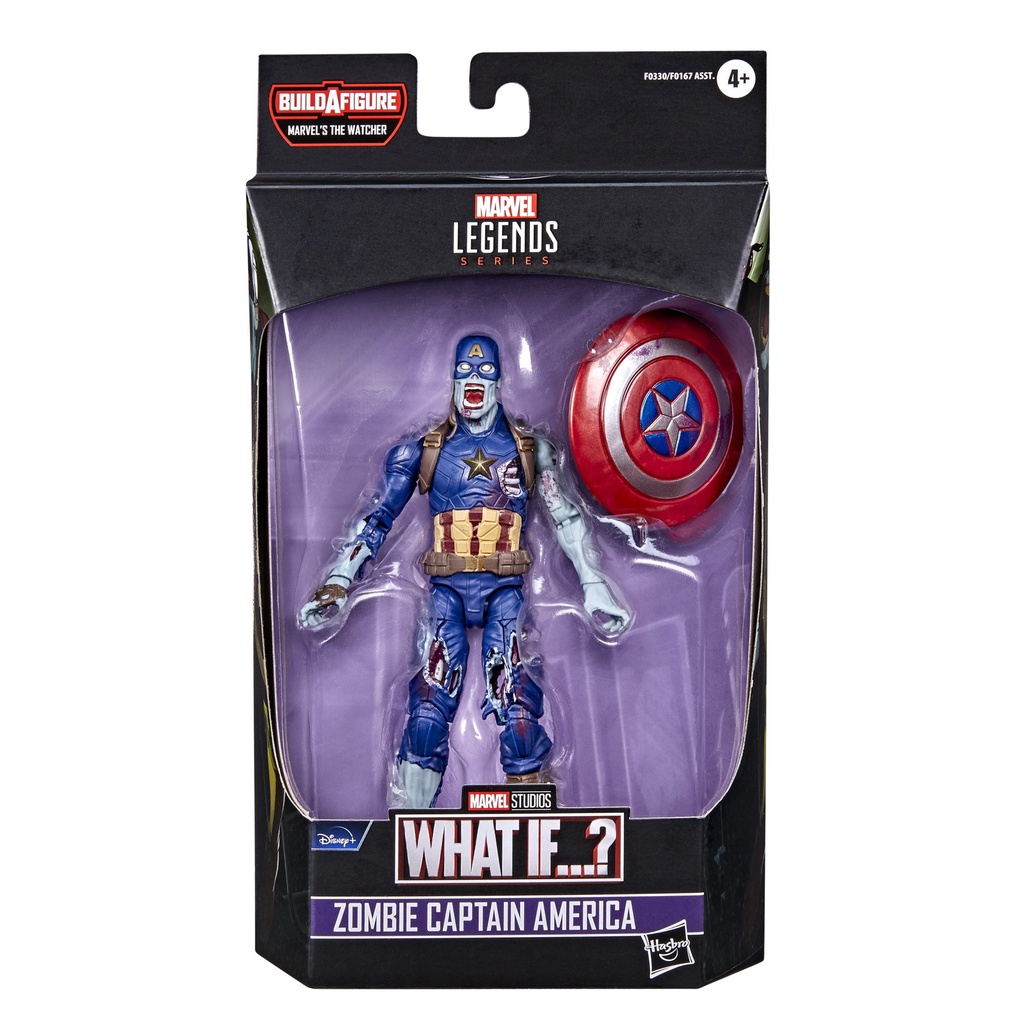 🌟Zombie Captain America🌟Mô hình Hasbro ϟ Marvel Legends Series 6-inch ϟ What If