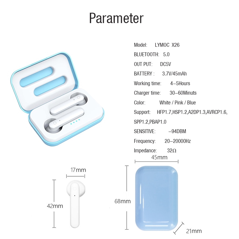 Tai Nghe Không Dây Vitog K88 TWS Bluetooth 5.0