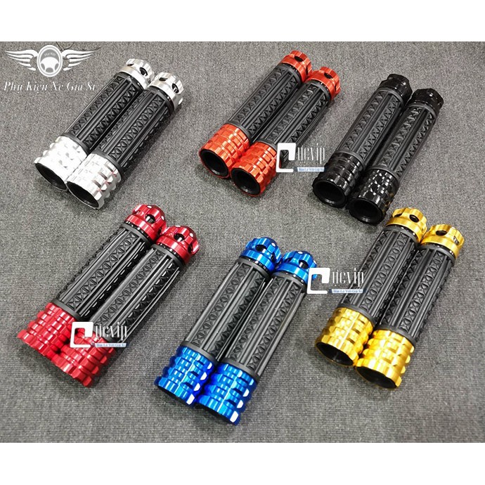 Cặp Bao Tay 6 Lỗ Nhôm CNC Gắn Mọi Loại Xe MS3935