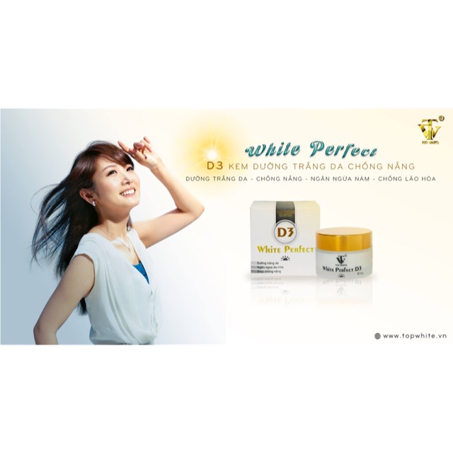 Topwhite D3 Chống nắng