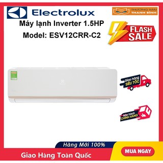 Mua  Mã ELHA10 giảm 6% đơn 5TR  Máy lạnh Electrolux Inverter 1.5 HP ESV12CRR-C2