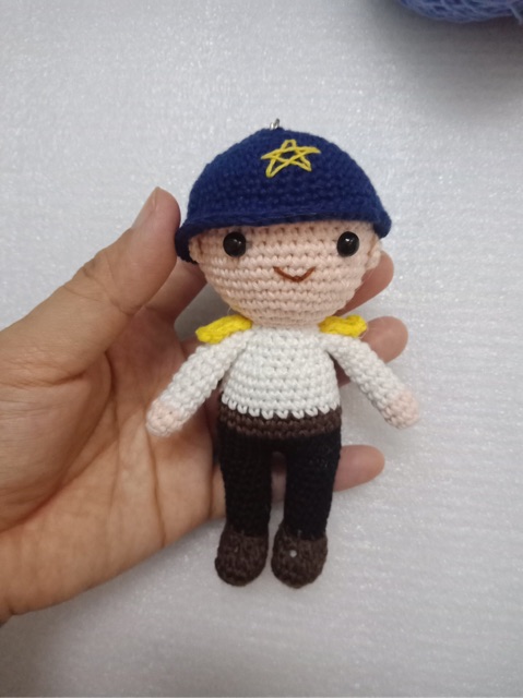 Móc khoá len bộ đội