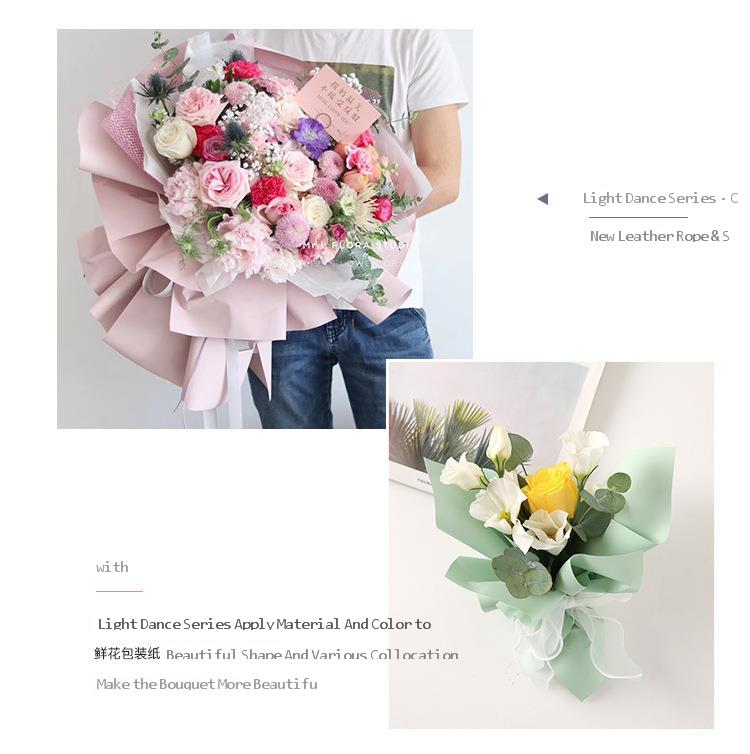 20 tờ giấy bọc hoa gói quà chống nước một màu nhã nhặn | BigBuy360 - bigbuy360.vn