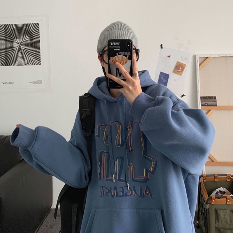 Áo Hoodie Nỉ Bông 100% Mũ Hai Lớp Áo Nỉ Lót Bông Nam Nữ Unisex Hàng Quảng Châu Siêu Đẹp | BigBuy360 - bigbuy360.vn