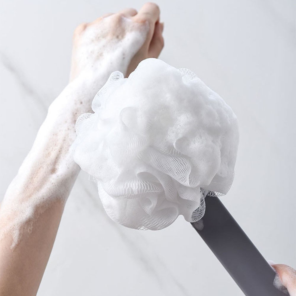 [Hàng mới về] Bàn chải tắm tay cầm dài hai mặt đa năng không gây đau đớn tiện dụng