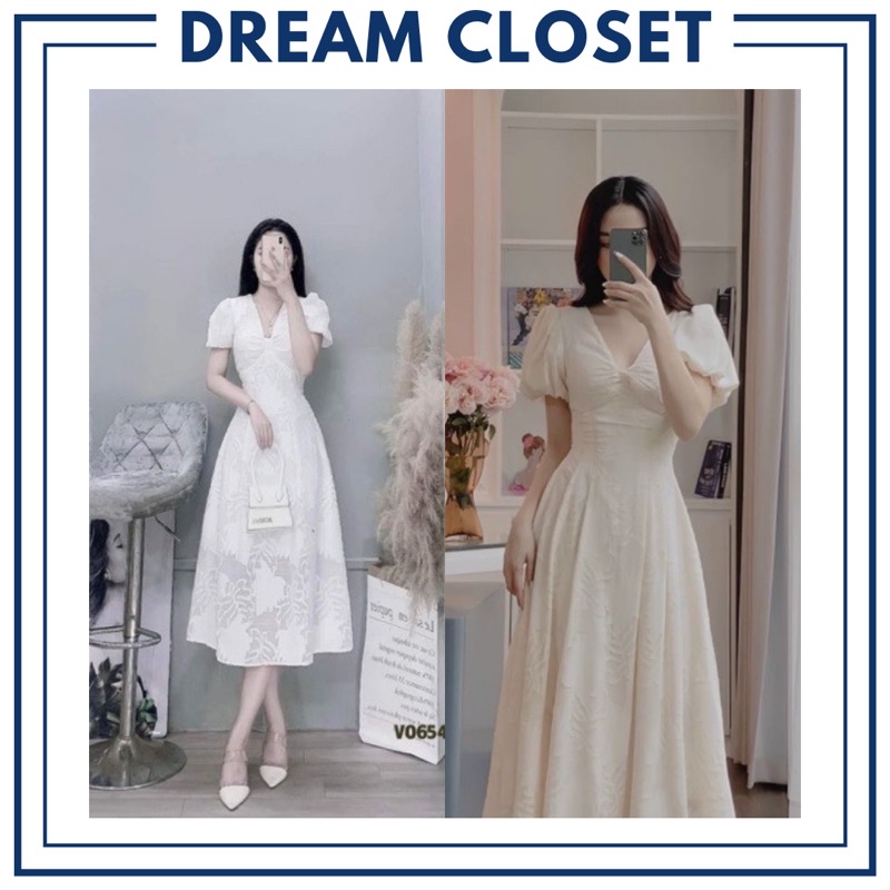 Đầm công sở, dạo phố, dự tiệc nữ tay phồng Laura Dress
