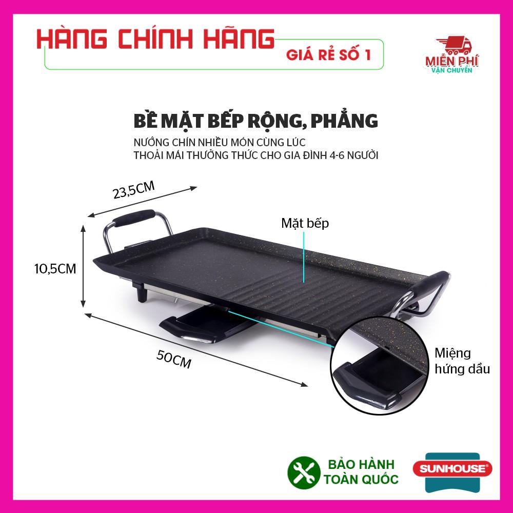 Bếp nướng điện Sunhouse SHD4600, Bếp nướng điện Sunhouse không khói, rất sạch sẽ dễ vệ sinh và an toàn cho sức khỏe.