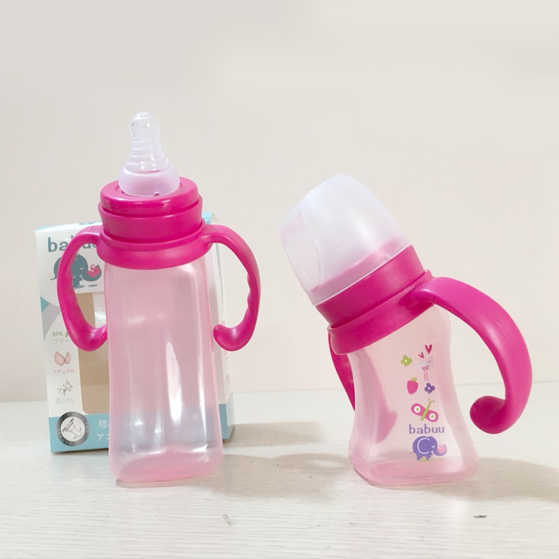 Bình sữa cổ nghiêng ppsu Babuu 90-180ml