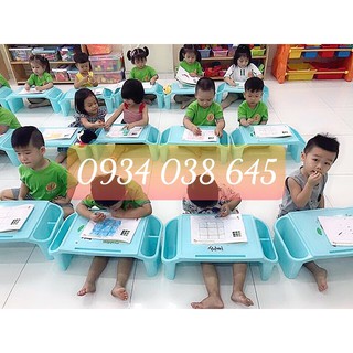 Bàn Học Ngồi Bệt Cho Trẻ Có Ngăn Để Đồ Siêu Dễ Thương