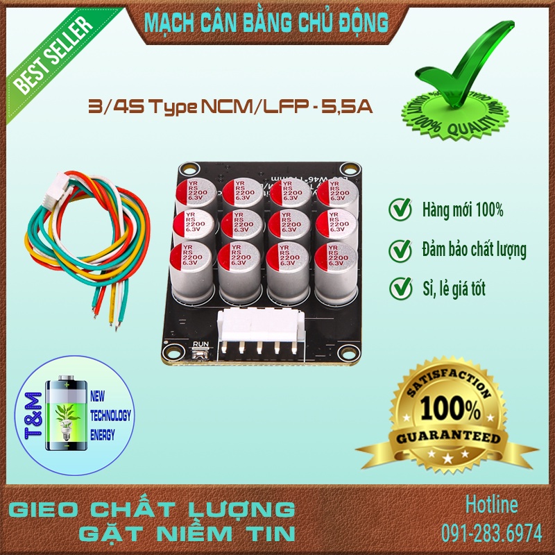 MẠCH CÂN BẰNG CHỦ ĐỘNG 3/4S TYPE NCM/LFP-5,5A