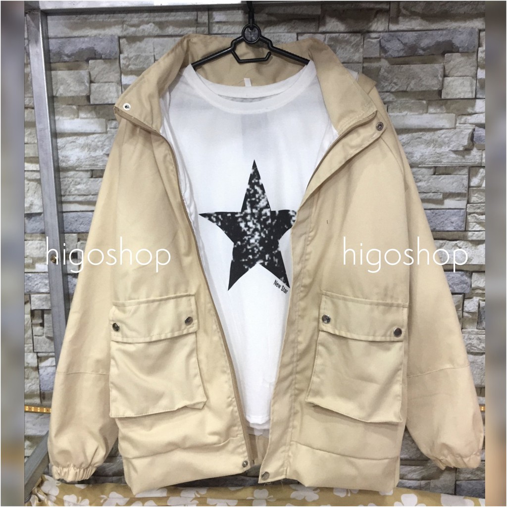[HOT SALE] ÁO KHOÁC KAKI FORM RỘNG - TÚI HỘP 2018 + 2019 (ảnh thật) | BigBuy360 - bigbuy360.vn