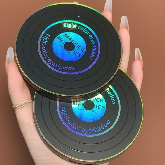 Bảng phấn mắt  bản ghi vinyl Maffick cao cấp  8 màu - Phấn mắt không trôi nội địa Trung mã | BigBuy360 - bigbuy360.vn
