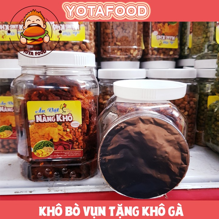 Khô bò vụn vị cary ( Thơm ngon - đậm vị ) - 500gram | Yotafood