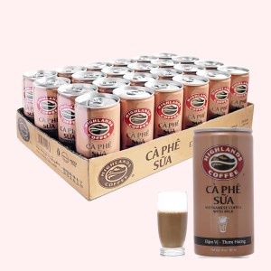 Cà Phê Sữa Đá Highlands Coffee (235ml/Lon)