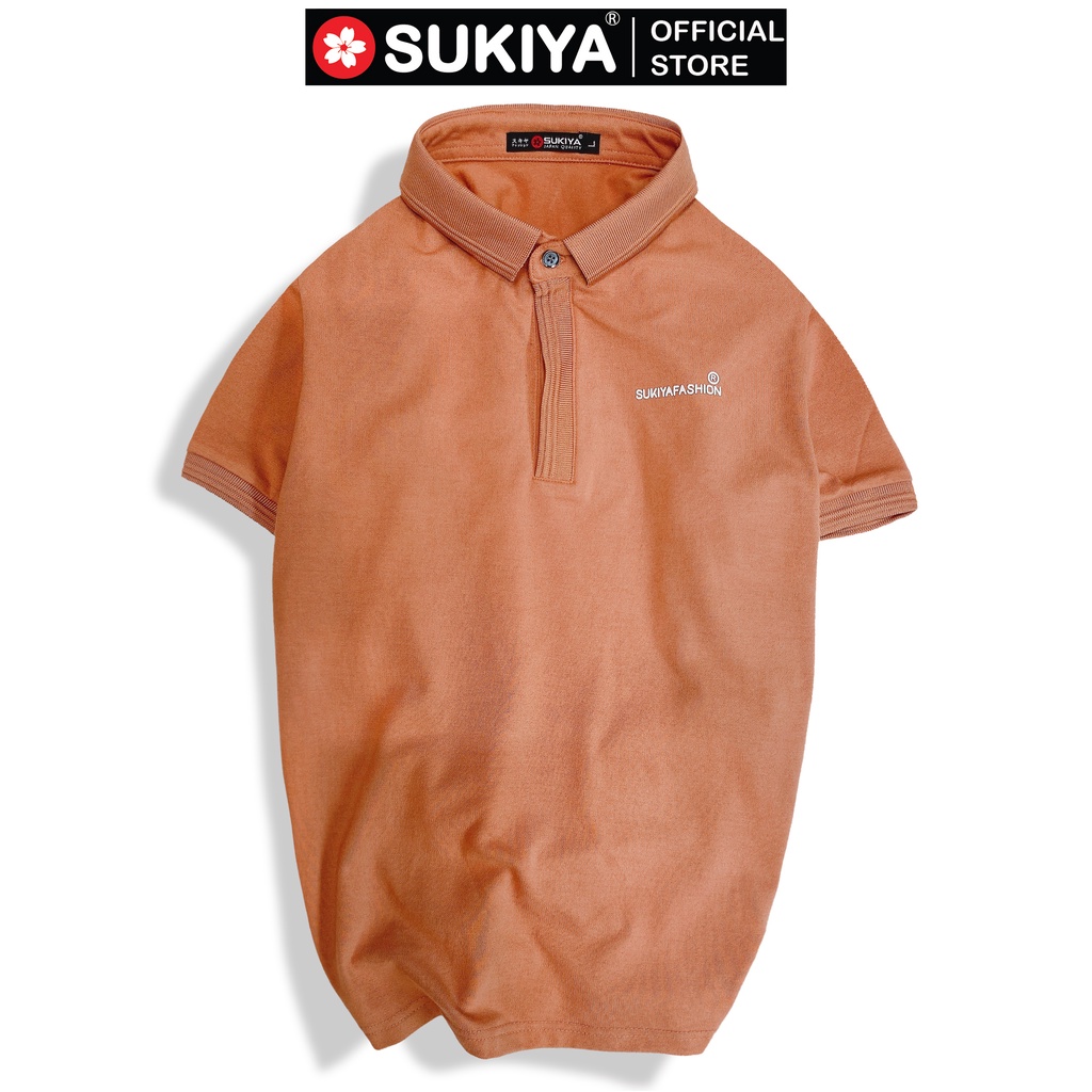 Áo Polo Nam SUKIYA 5 Màu Chất Liệu Cotton Siêu Bền Màu, Co Giãn Tốt AT06
