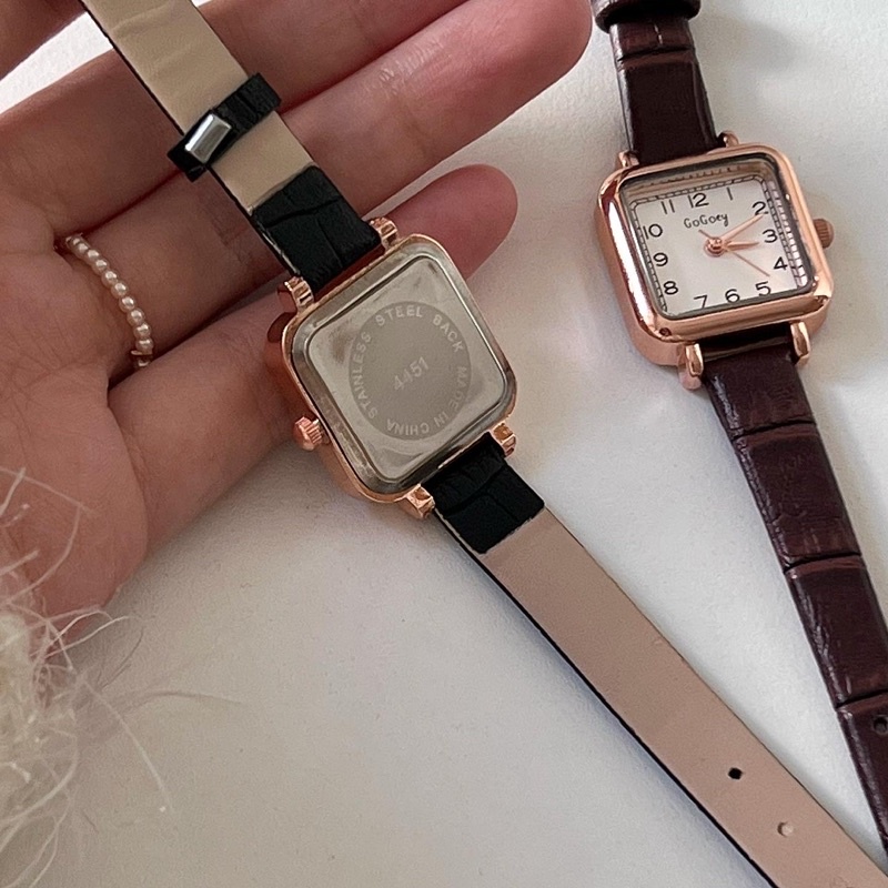 Đồng hồ dây da nữ Gogoey kiểu dáng nhẹ nhàng, thanh lịch
