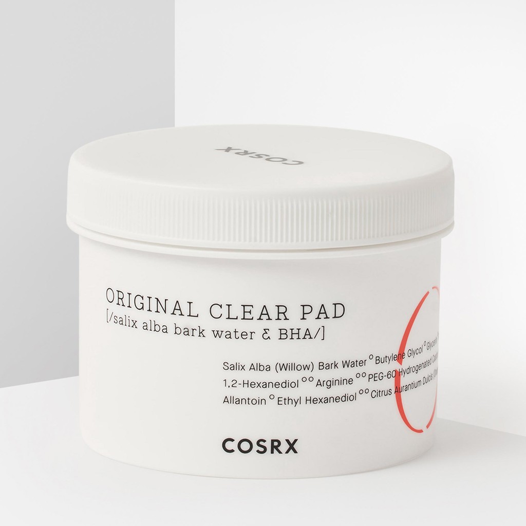 Bông tẩy da chết ngăn ngừa mụn Cosrx ORIGINAL CLEAR PAD 70EA mẫu mới 2020