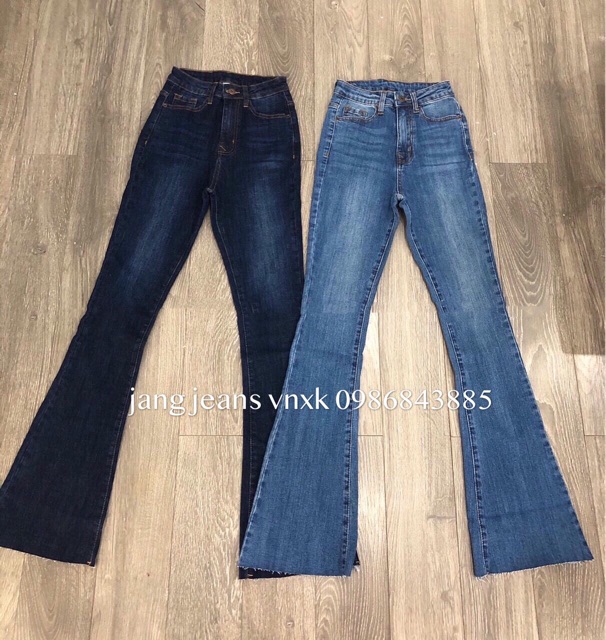 Quần jeans loe , quần bò loe , quần ống pass