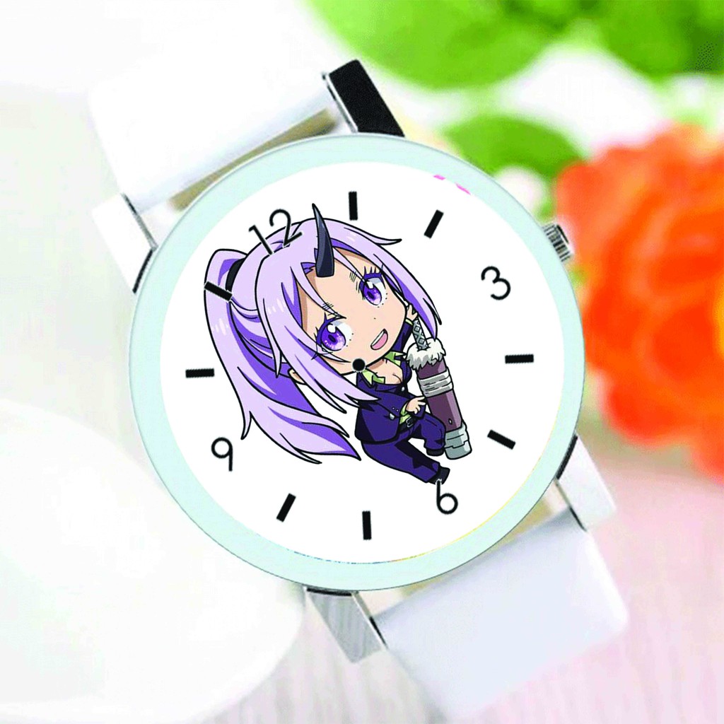 Đồng hồ đeo tay nam nữ in hình Tensei-shitara Slime datta Ken CHUYỂN SINH THÀNH SLIME anime chibi thời trang dễ thương