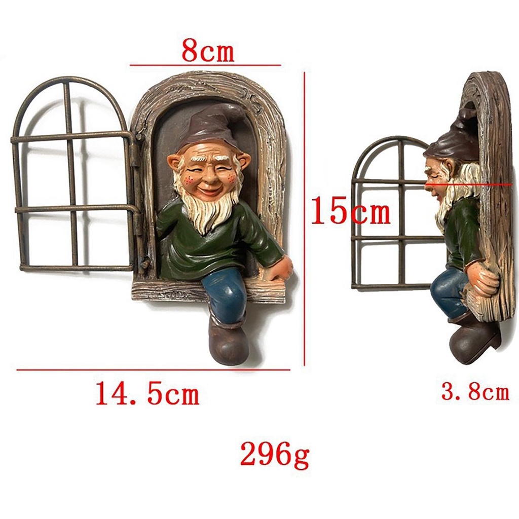 Tượng Chú Lùn MALCOLM Trang Trí Sân Vườn
