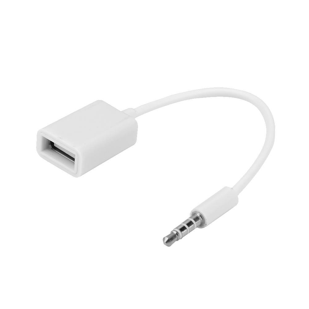Dây chuyển jack 3.5mm ra USB cái cho xe hơi
