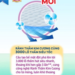 [Tặng 8 Miếng] Tã Quần Bobby Đệm Thấm Lưng Mồ Hôi size M76 miếng