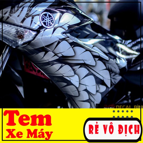 Tem Xe Exciter 150 🍀 FREESHIP 🍀 Trắng Đen Chim Ưng