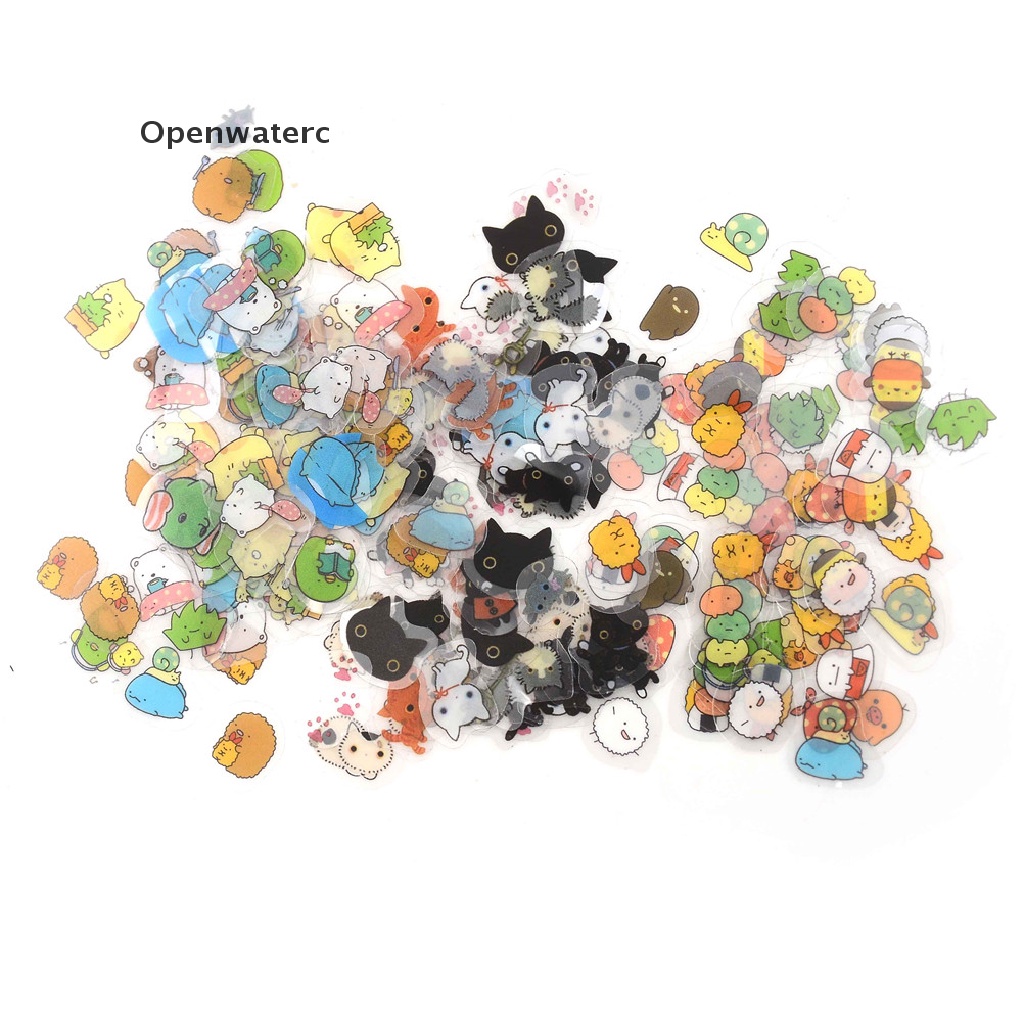 Set 80 sticker Giấy Dán Trang Trí Nhật Ký DIY Hình Dễ Thương
