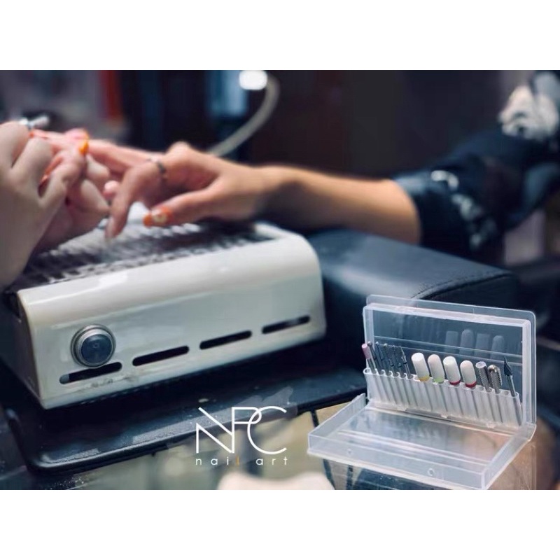Hộp đựng đầu mài nail