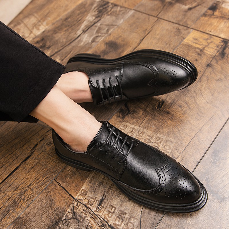 Luxury business leather shoes for men