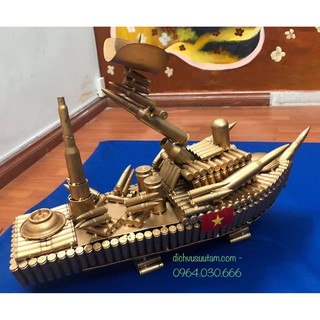 Mô hình vỏ đạn tàu chiến