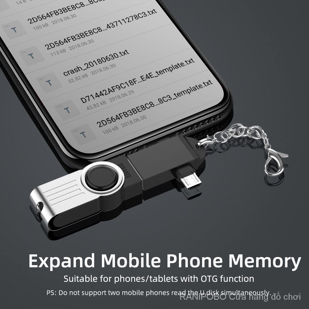 Đầu Chuyển Đổi Từ Rbgp Type-C Micro Usb Sang Usb 3.0 2 Trong 1 | BigBuy360 - bigbuy360.vn