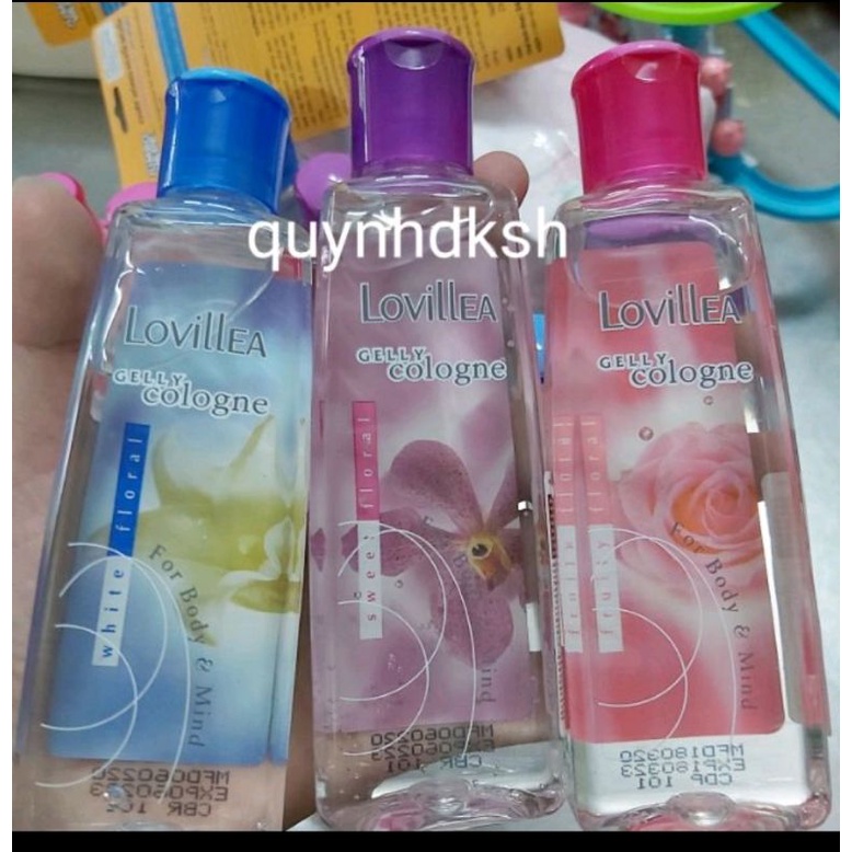 Nước hoa pucelle và gel lovillea 100ml và 75ml