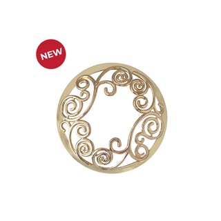 Chụp nến trang trí - Antique Gold Scroll