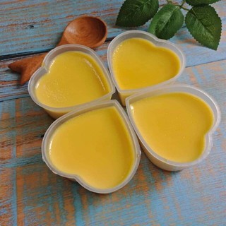 (nhựa cao cấp-vĩnh trường)Set 50 Hũ làm bánh Flan, rau câu khuôn hình trái tim-kèm nắp (90ml)