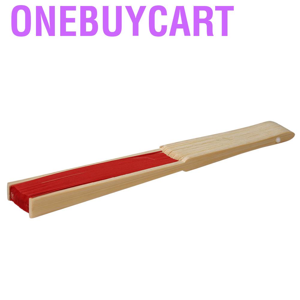 Quạt xếp cầm tay bằng giấy màu và nan tre tự nhiên xinh xắn